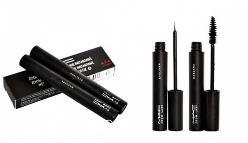 MAC 4 In 1 Makeup Kit  8 Color Eyeshadow Palette  Two Way Cake Powder  Eyeliner  Mascara